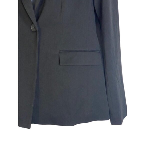 Calvin Klein Womens One-Button Front Blazer Jacket Career Office Size Small - Picture 3 of 10